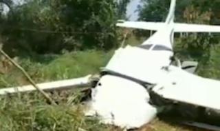 飞机坠毁事故真实视频